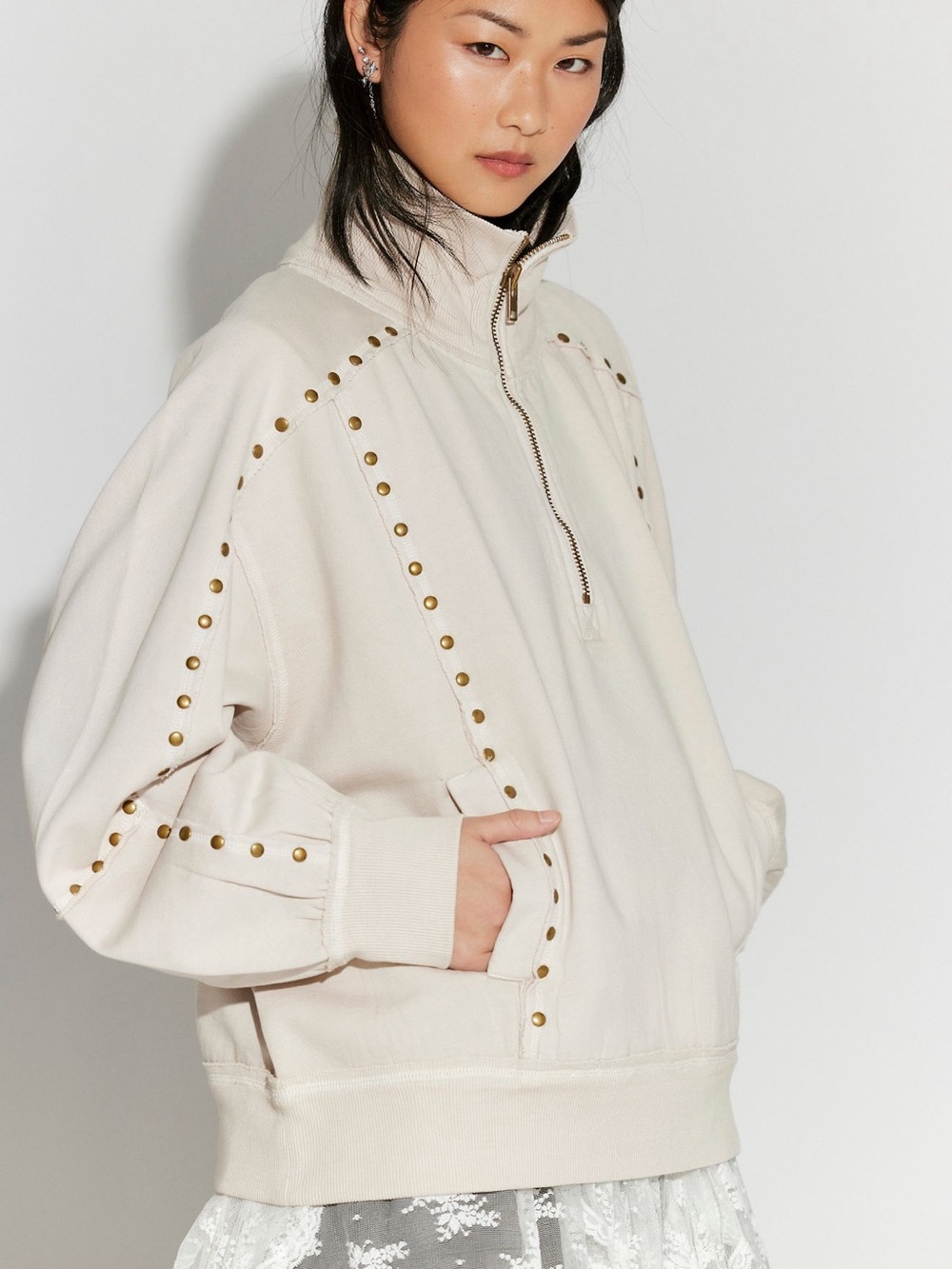 We The Free ✨ Star Studded Pullover in Ivory